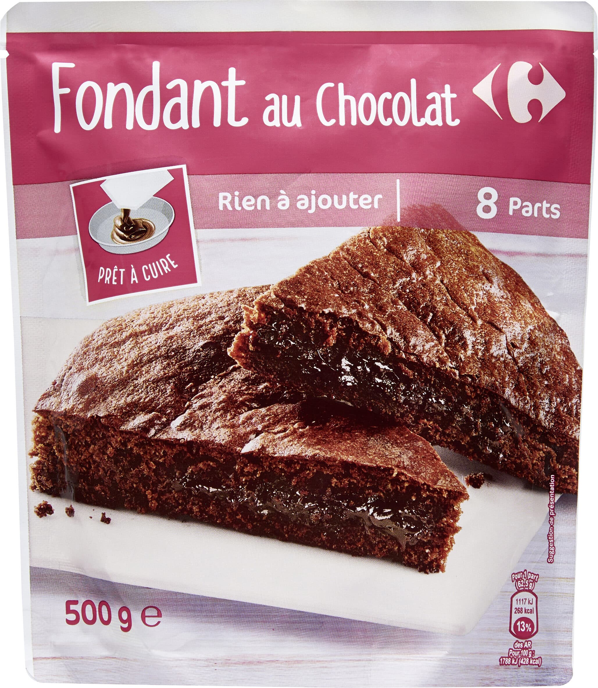 Carrefour Fondant au Chocolat packshot