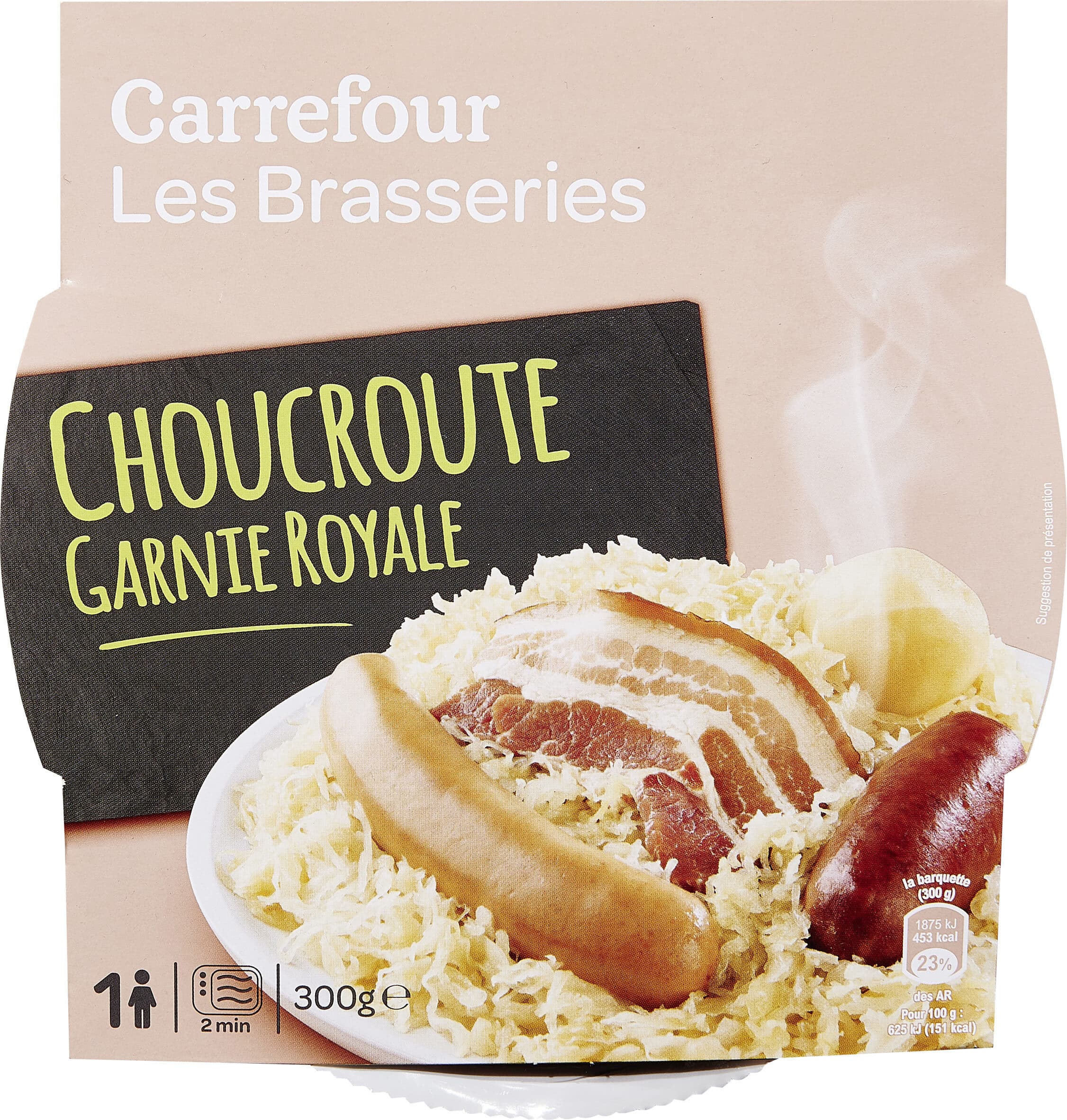 Carrefour Choucroute garnie packshot