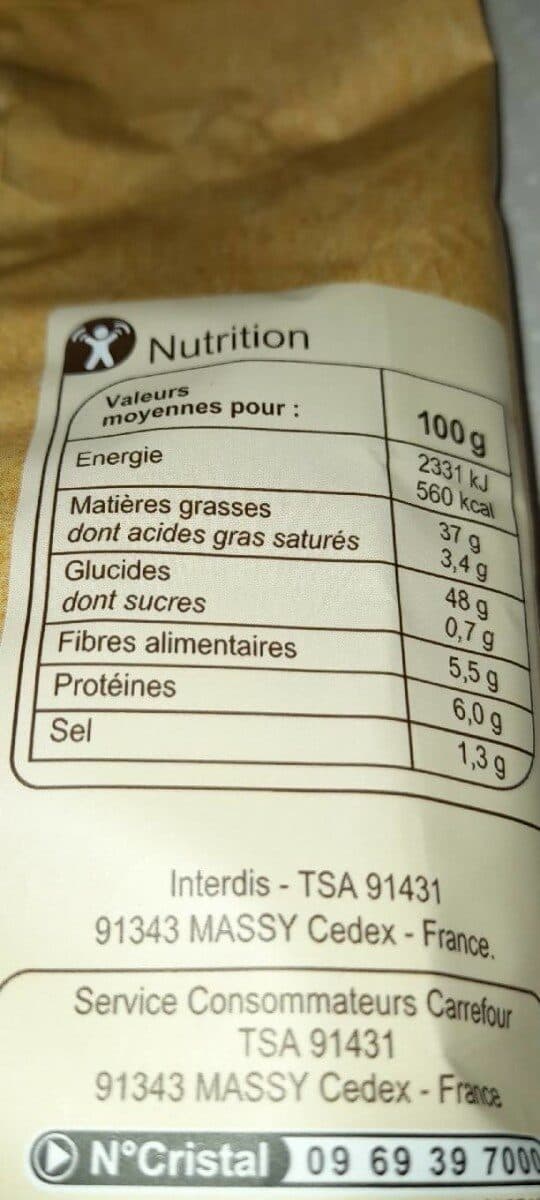 Carrefour Chips a l'ancienne packshot