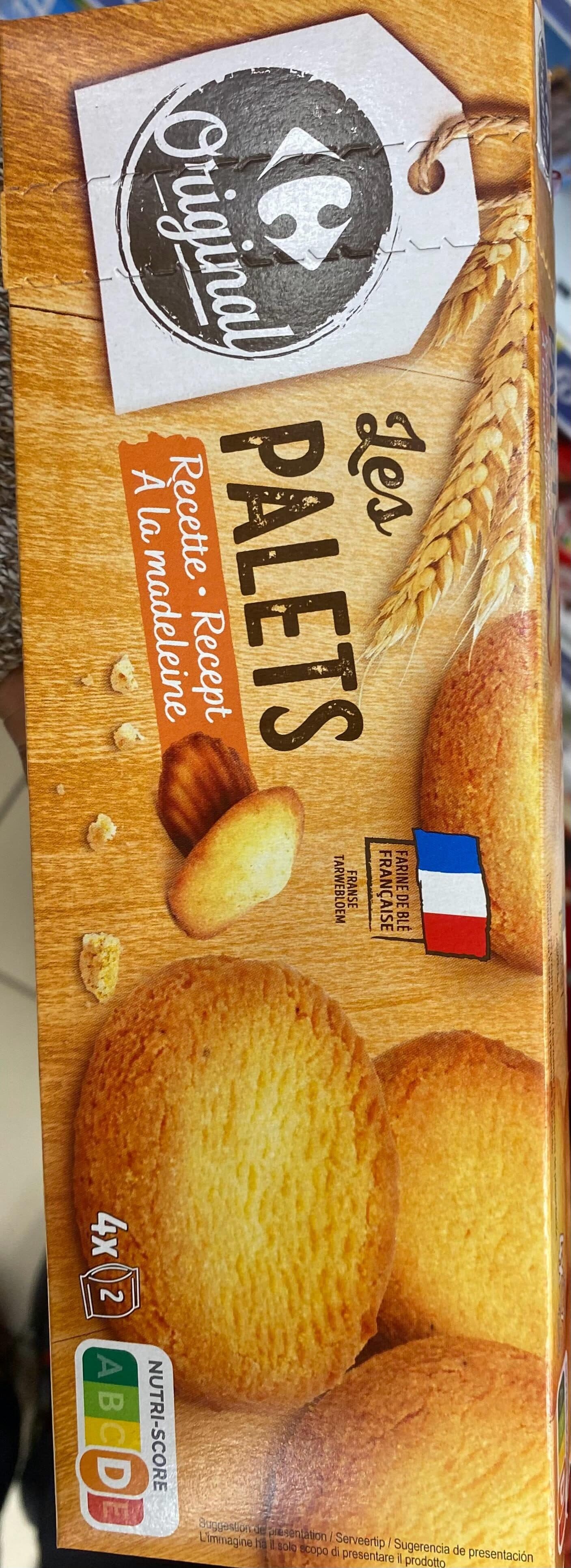 Carrefour Les Palets Recette à la Madeleine packshot