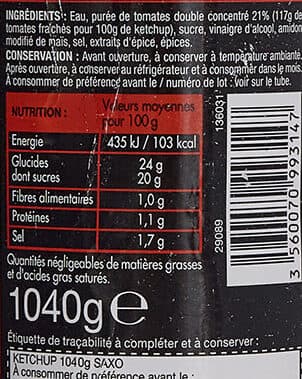 Carrefour Ketchup packshot