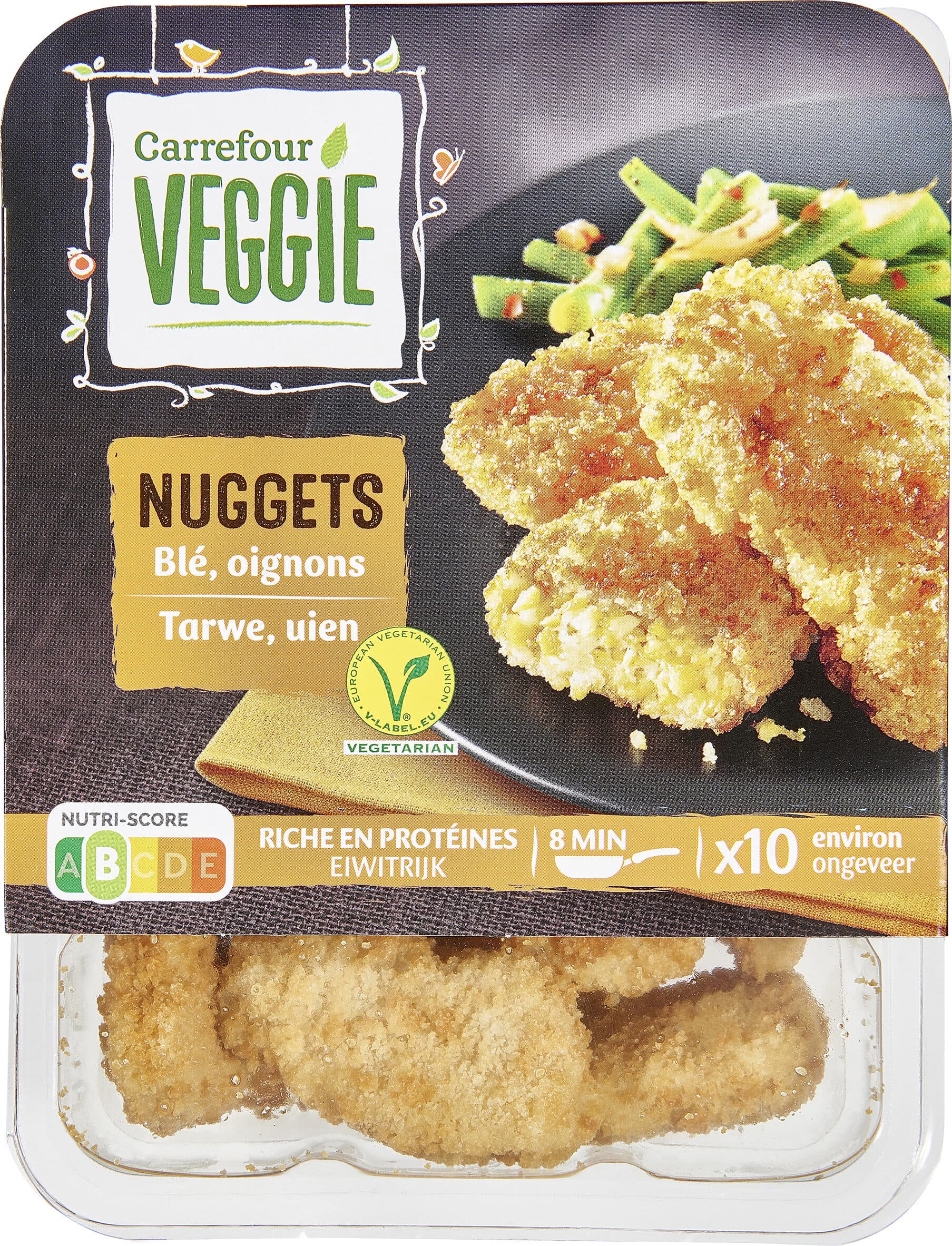 Carrefour VEGEtal NUGGETS BLE packshot