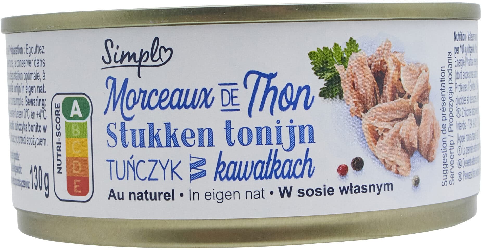 Simpl Morceaux de thon packshot