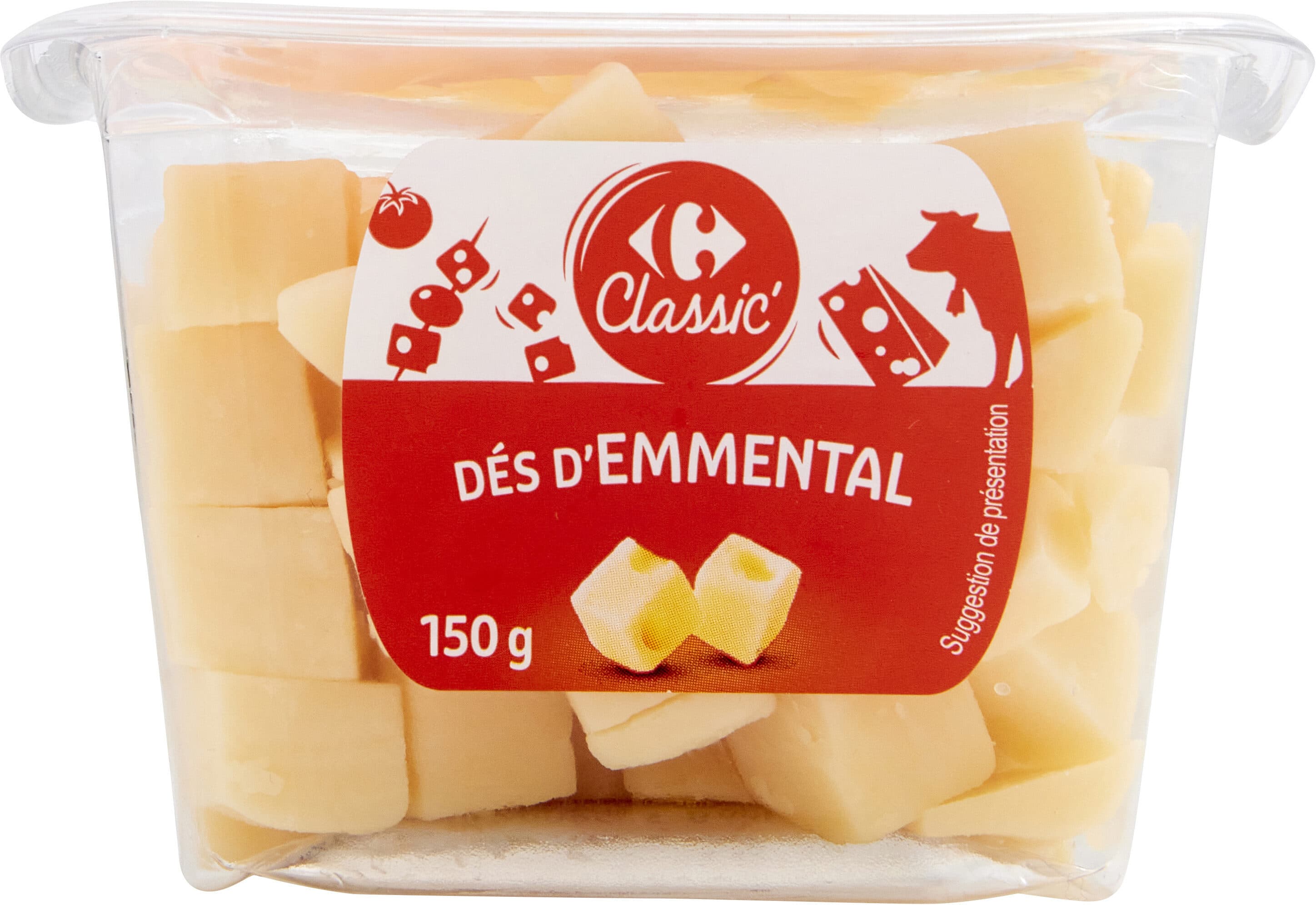 Carrefour Dés d'Emmental packshot