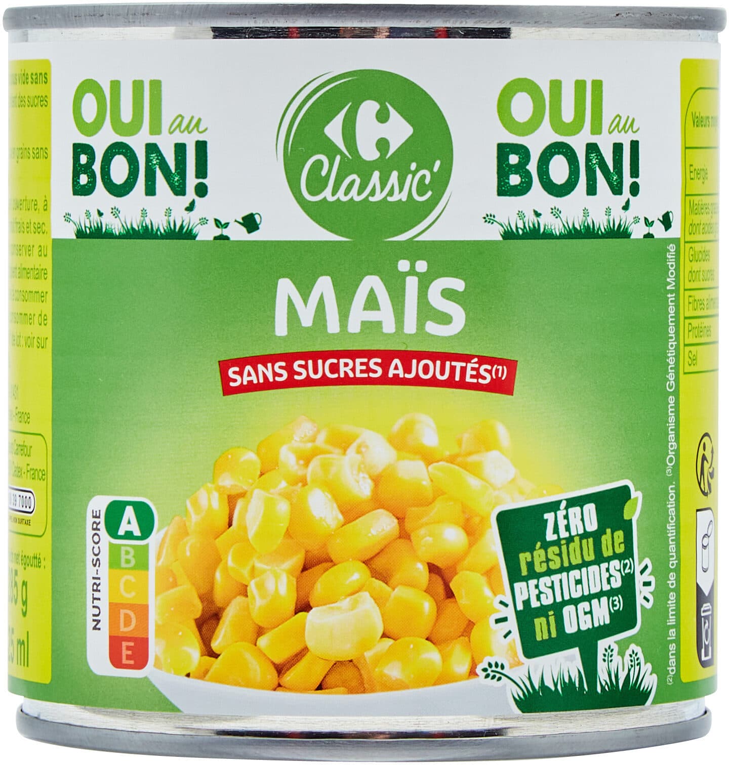 Carrefour Maïs packshot