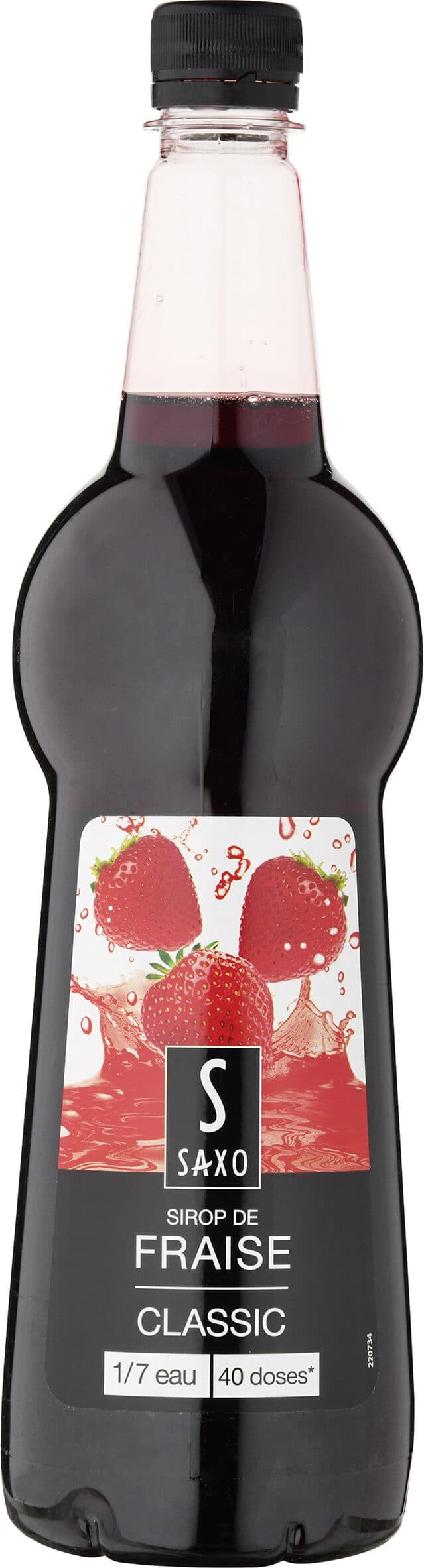 Saxo Sirop de fraise classic packshot