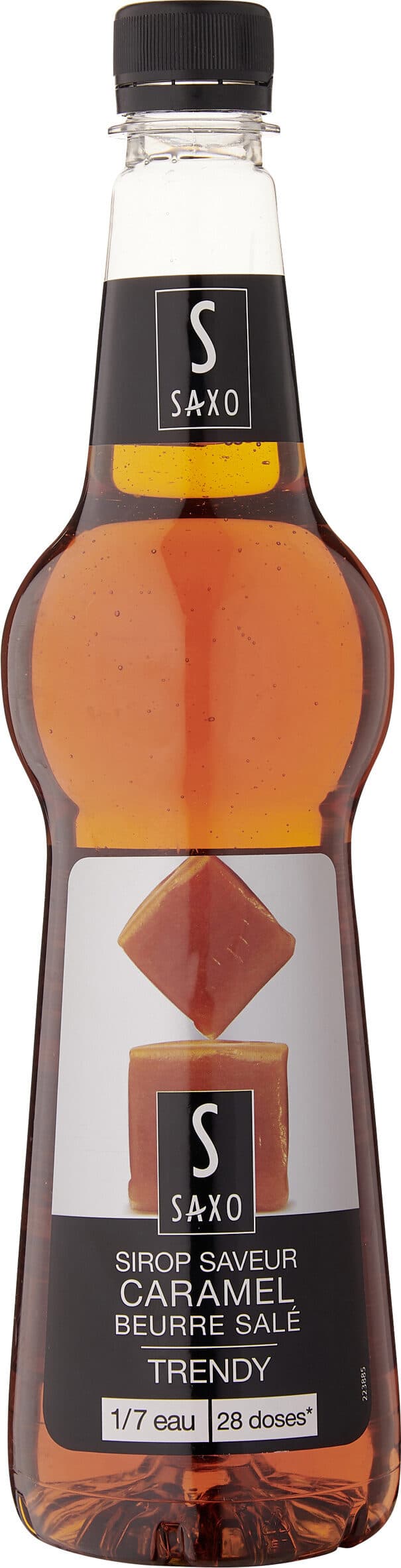 Saxo Sirop saveur caramel beurre salé packshot