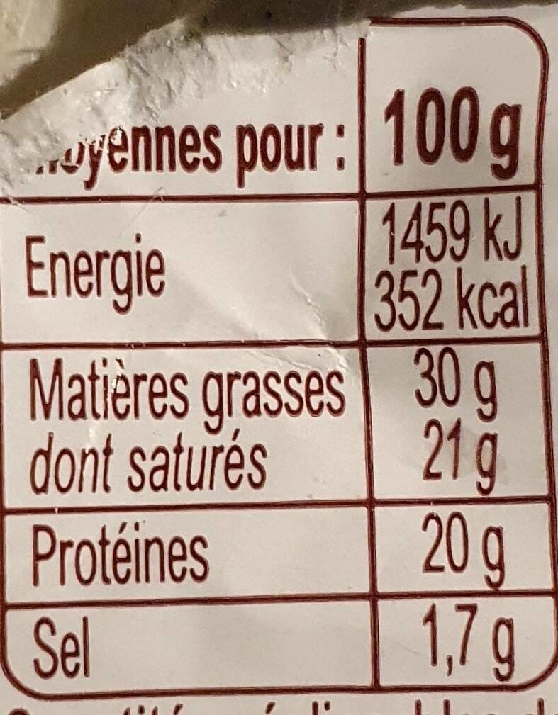 Carrefour petit bleu crémeux Bio packshot