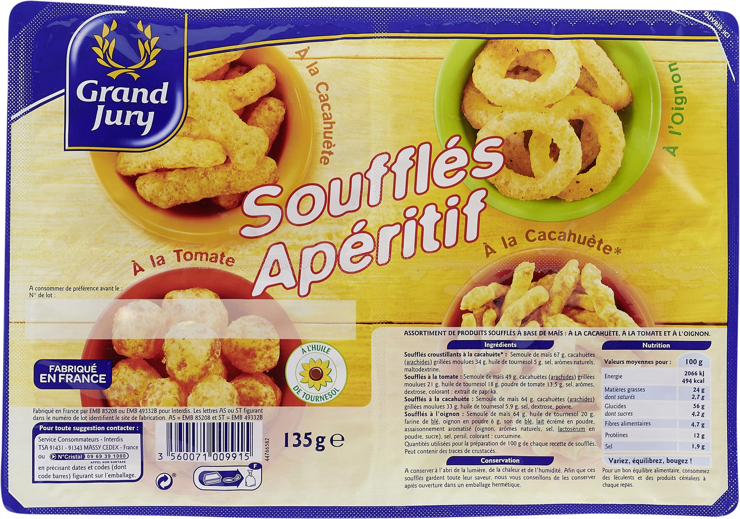 Grand Jury Soufflés Apéritif packshot