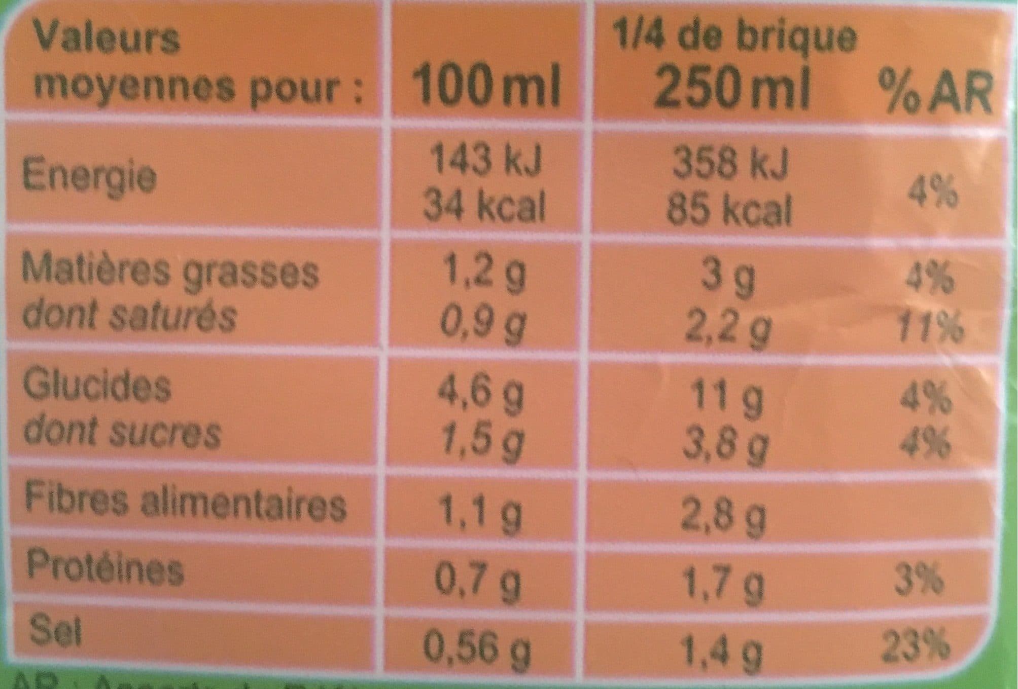Carrefour VELOUTÉ AUX Courges et Châtaignes Et pointe d'épices packshot