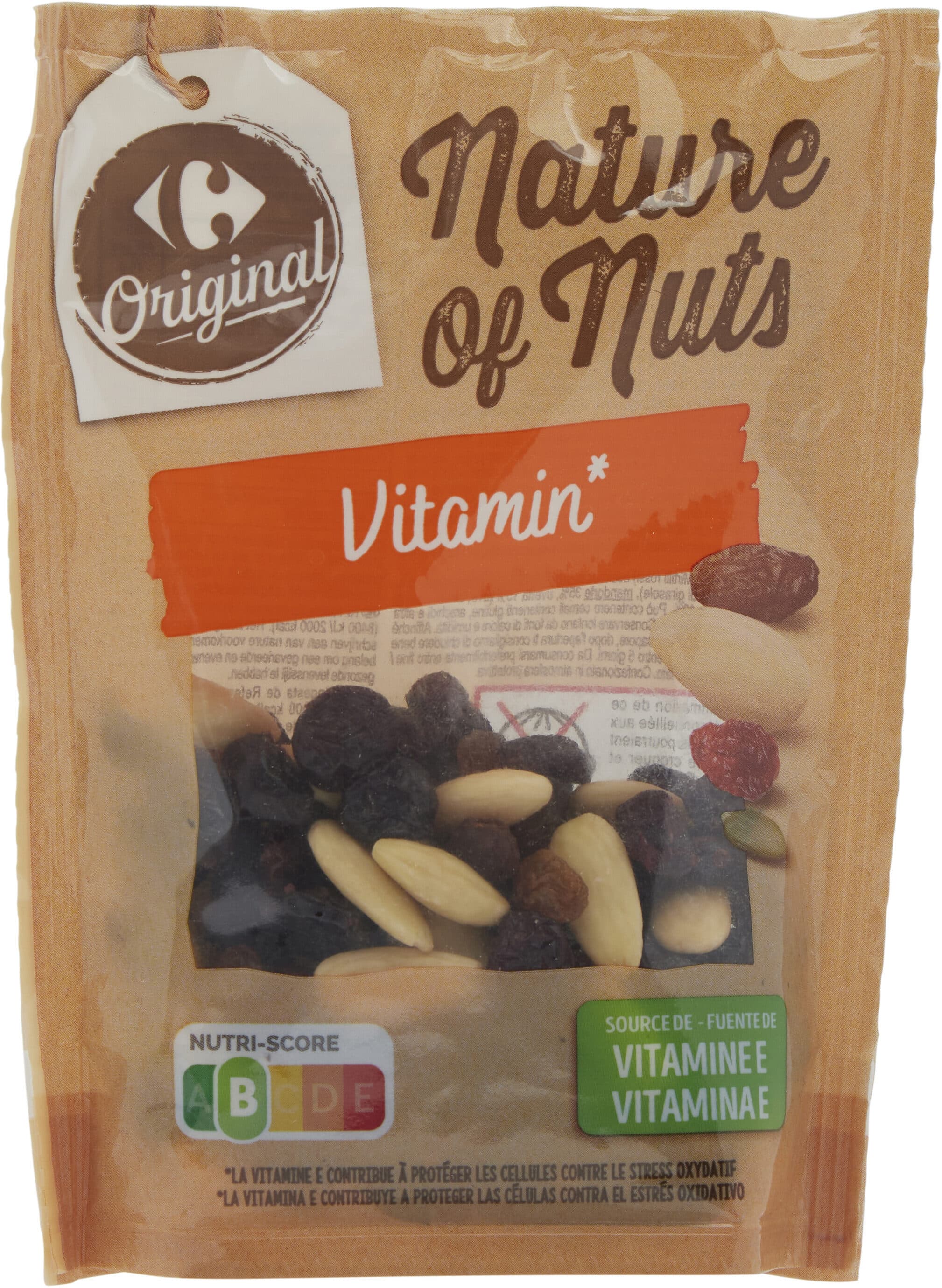 Carrefour Nature of Nuts Vitamin* packshot