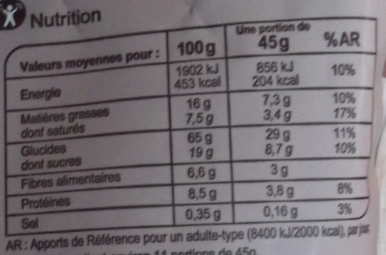 Carrefour Crunchy dark chocolate packshot