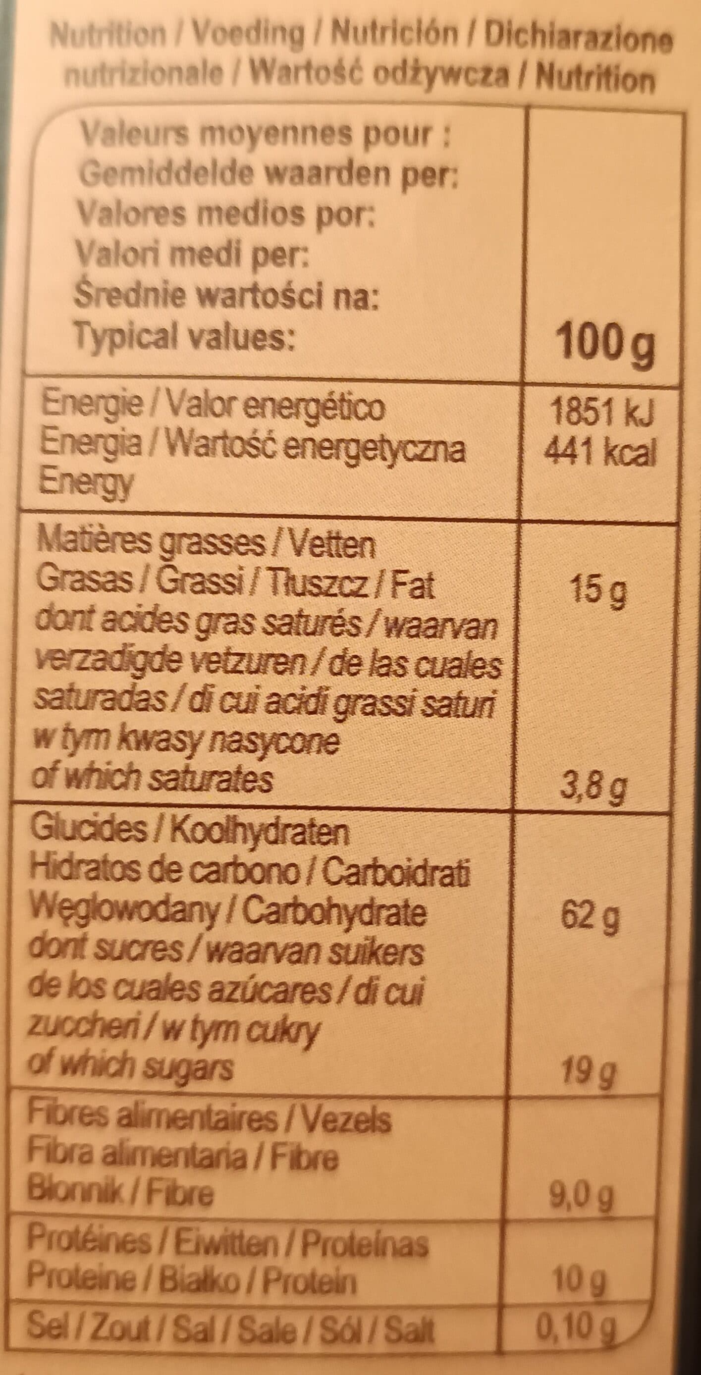 Carrefour Crunchy Chocolat noir intense packshot