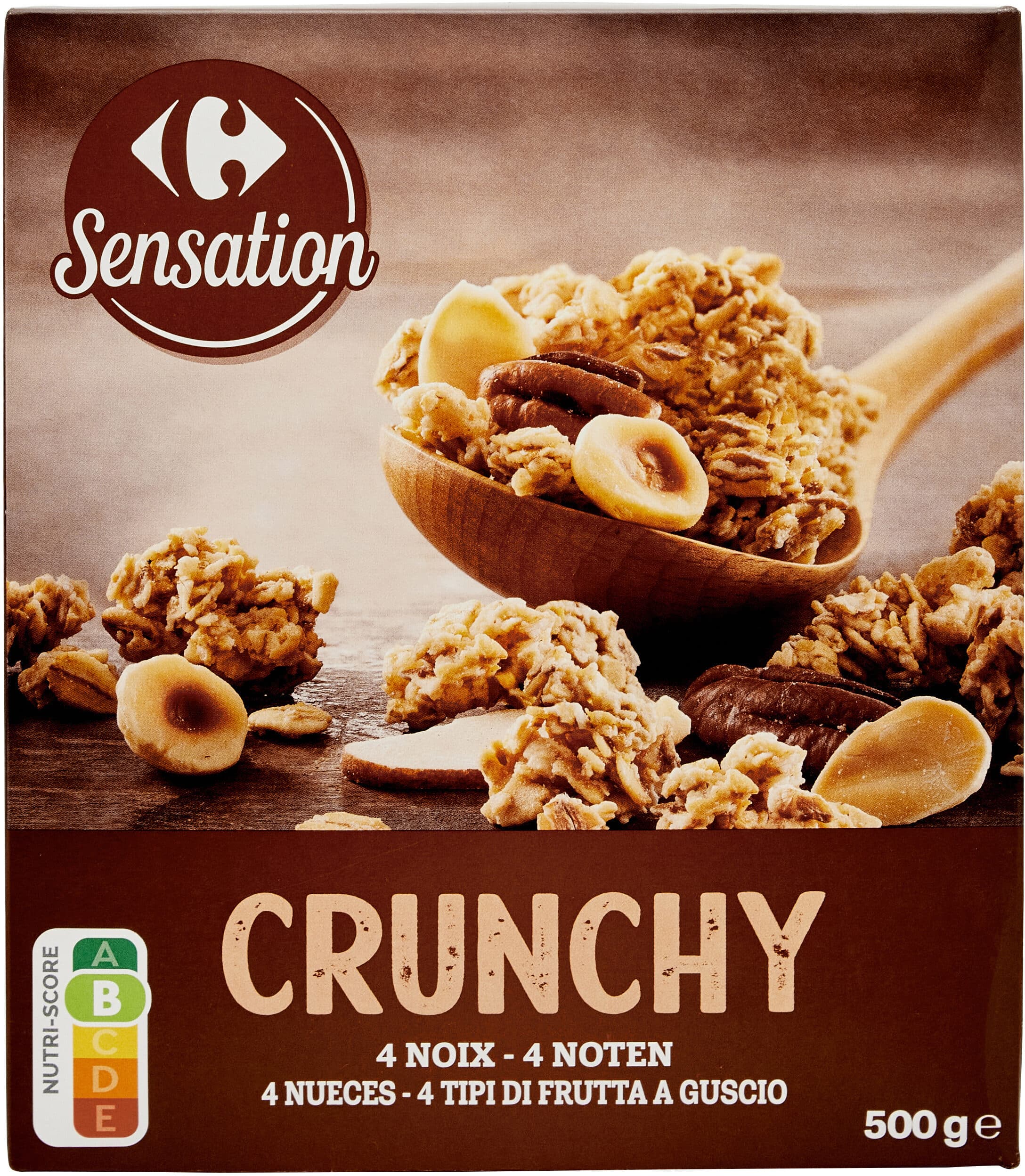 Carrefour Crunchy 4 noix packshot