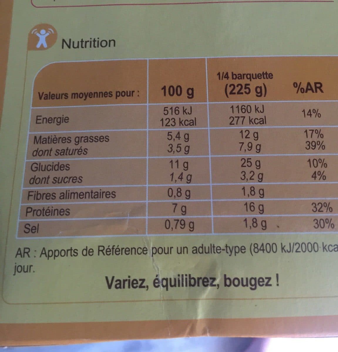 Open Food Facts Lasagnes Jambon Champignons Surgelé packshot