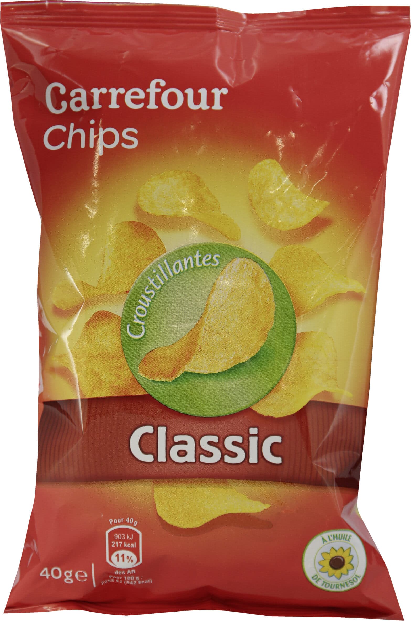 Carrefour Chips Classic packshot