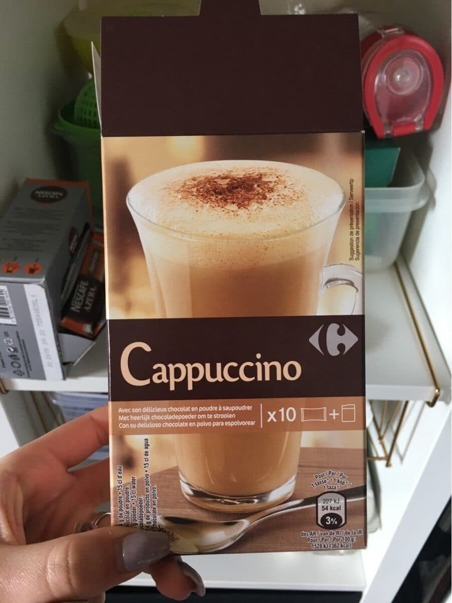 Carrefour Capuccino soluble clásico packshot