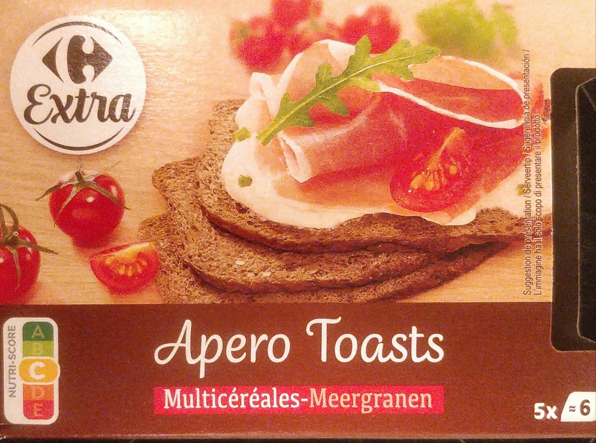 Carrefour Toasts Fins Multicéréales packshot
