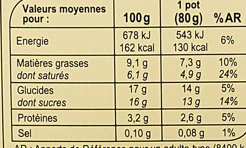 Carrefour Mousse Liégeoise SAVEUR VANILLE packshot