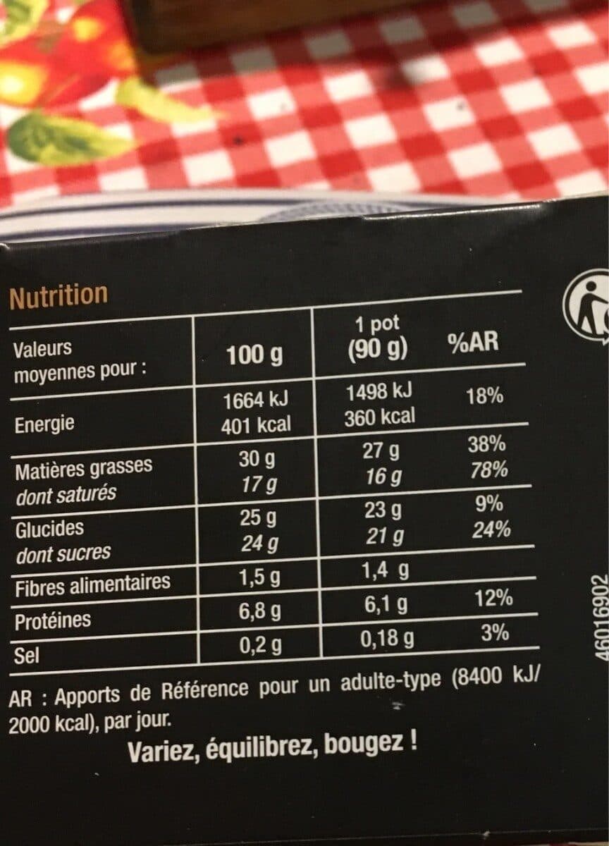 Carrefour Mousse au café packshot