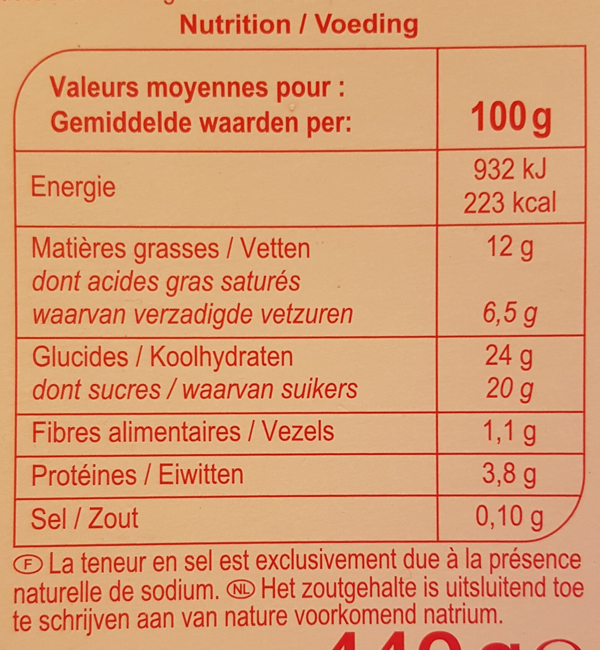 Carrefour Fraisier packshot