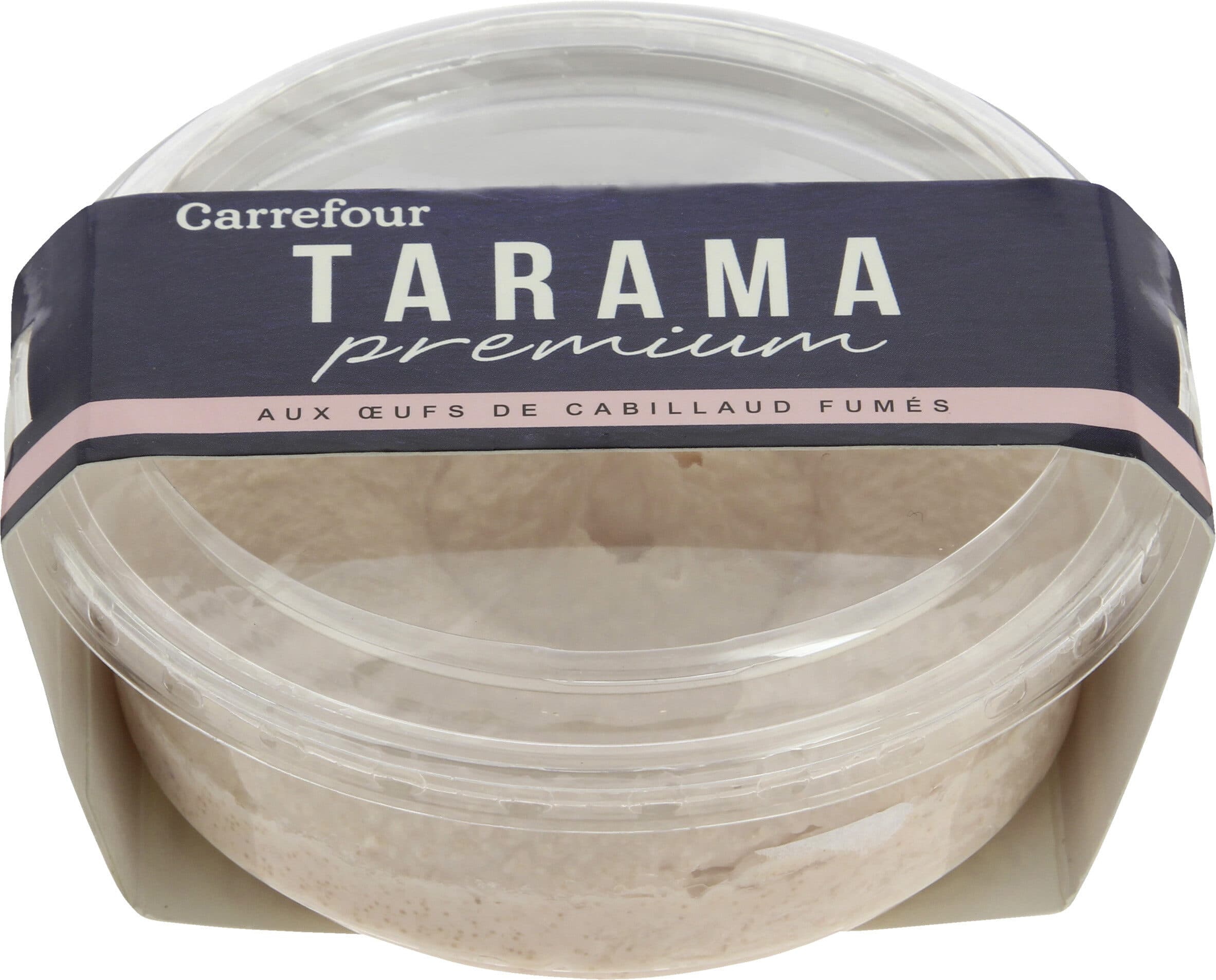 Carrefour Tarama extra aux oeufs de cabillaud fumés packshot