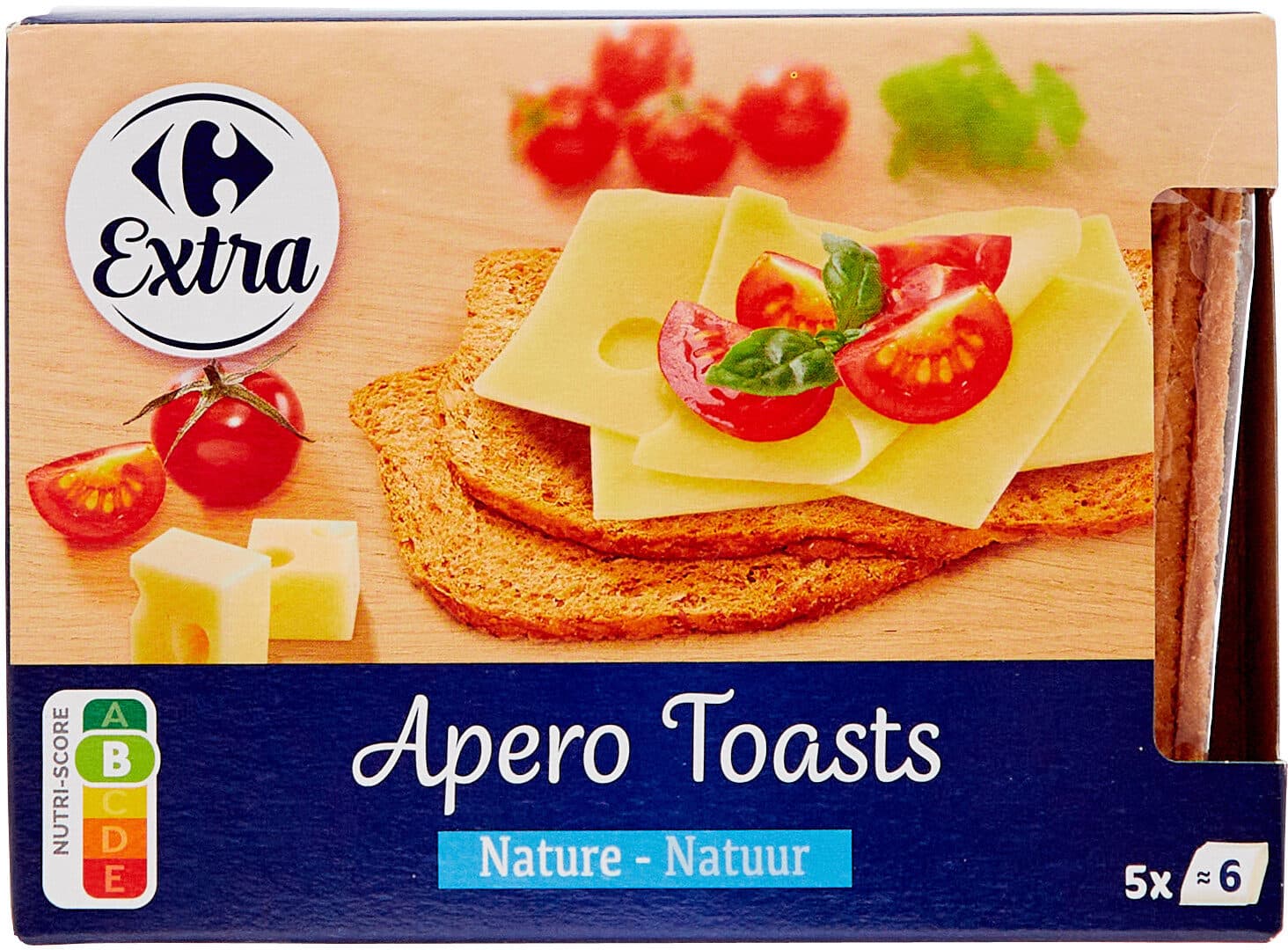 Carrefour Apero toasts packshot