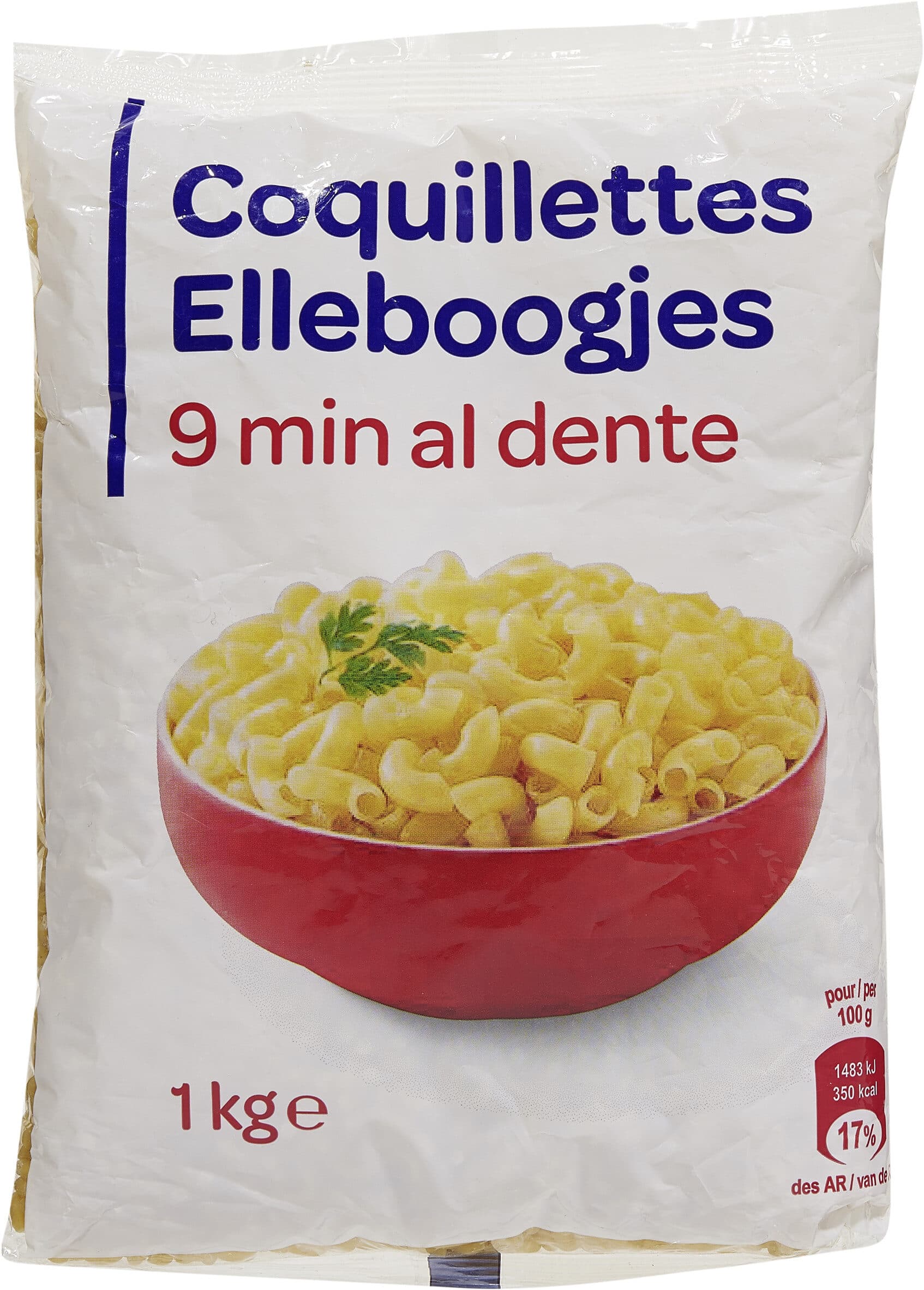 Carrefour Coquillettes packshot