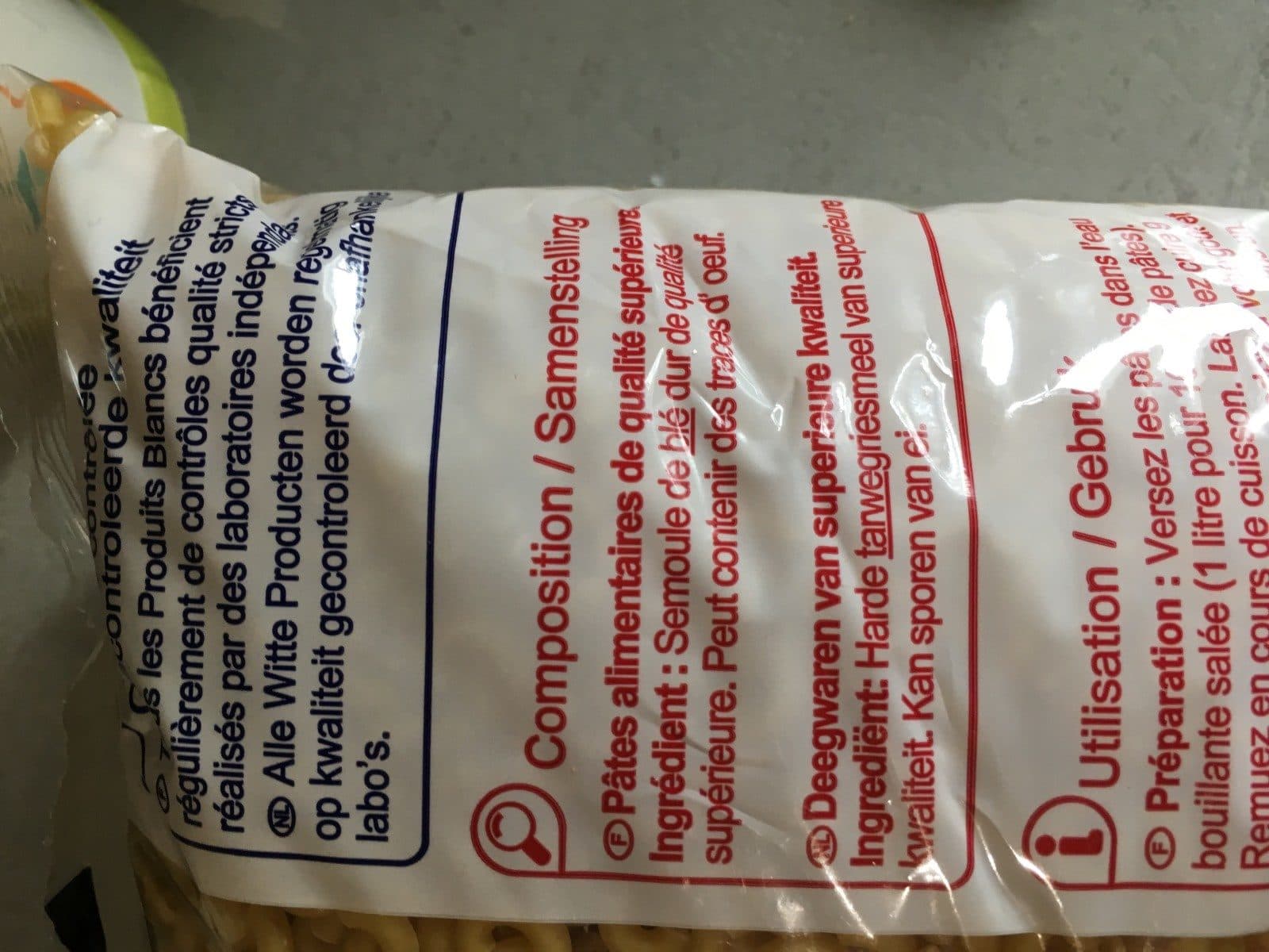 Carrefour Coquillettes packshot