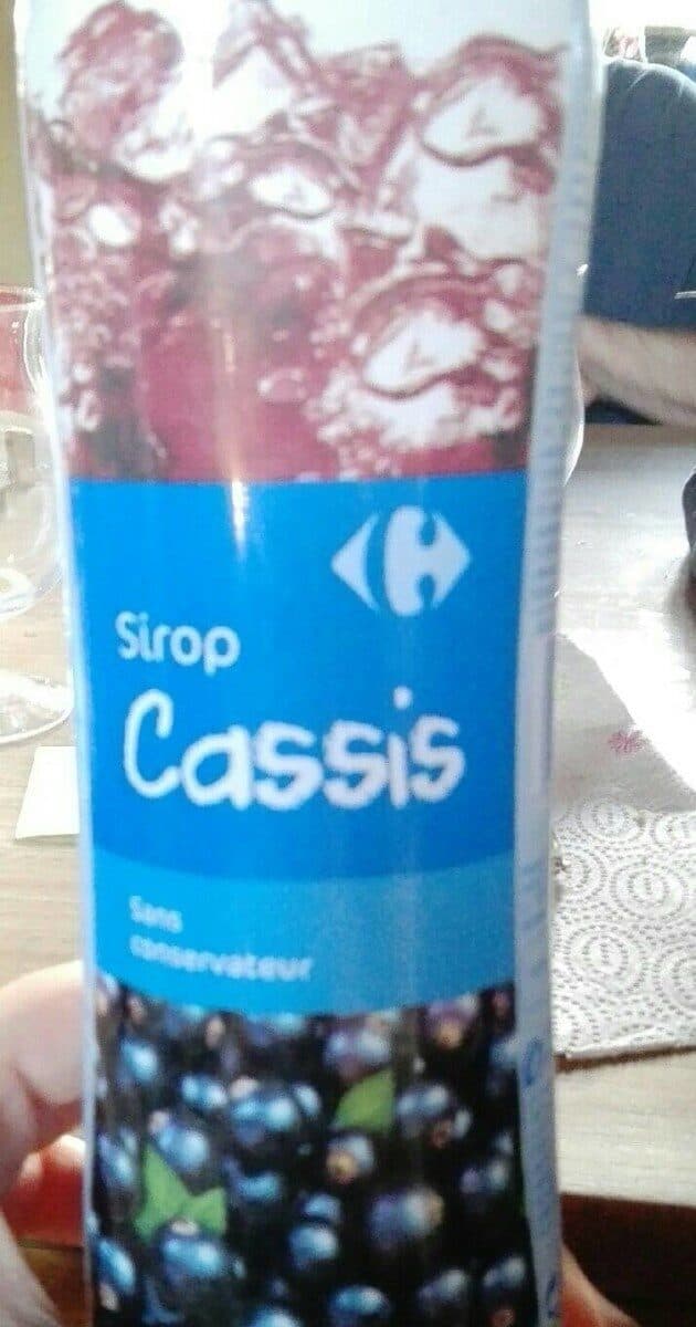 Carrefour Sirop cassis packshot