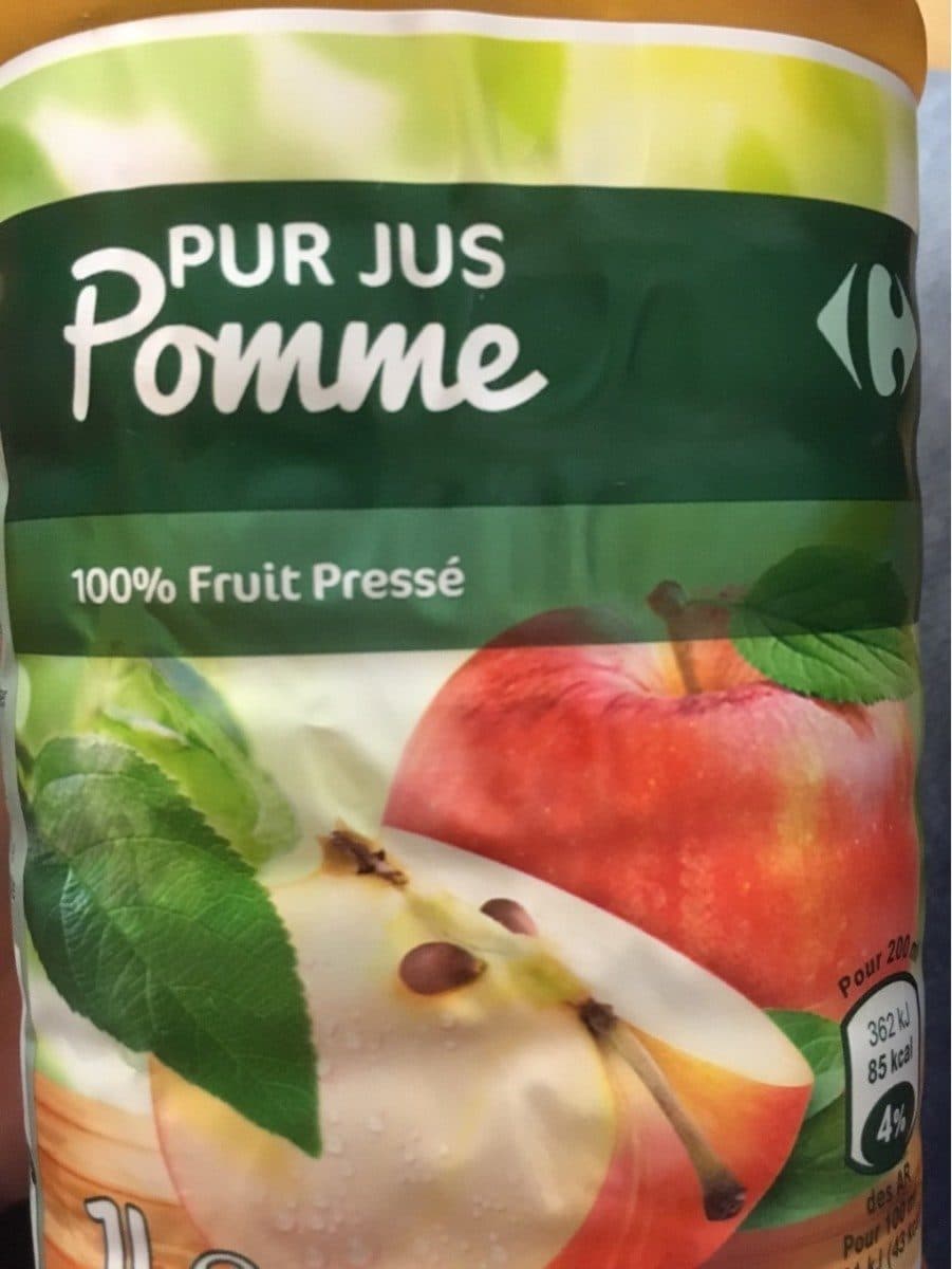 Carrefour 100% PUR JUS Pomme packshot