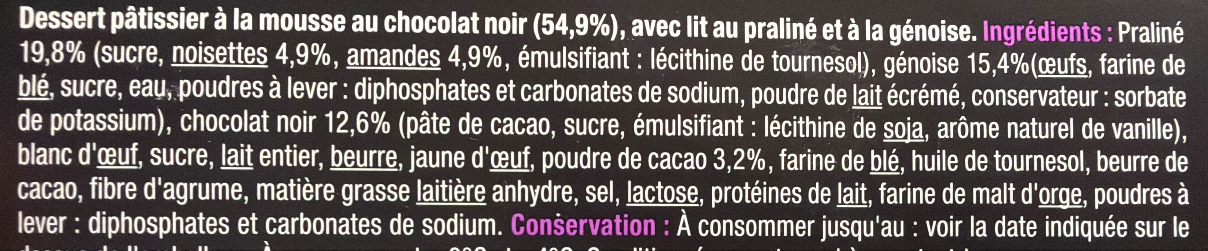 Carrefour Sélection ROYAL CHOCOLAT sur lit de praliné packshot