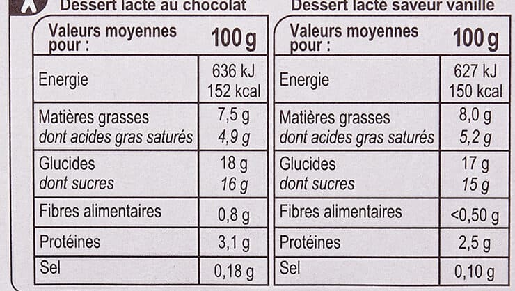 Carrefour Liégeois chocolat saveur vanille packshot