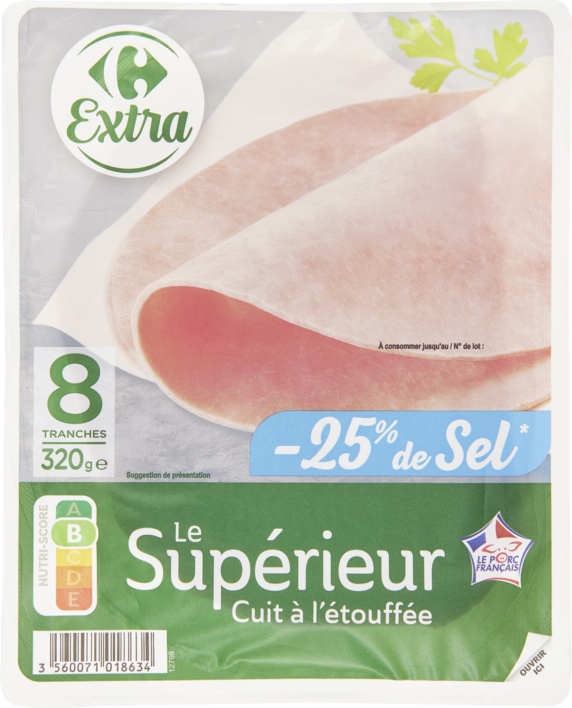 Carrefour Le Supérieur Cuit à l'étouffée packshot