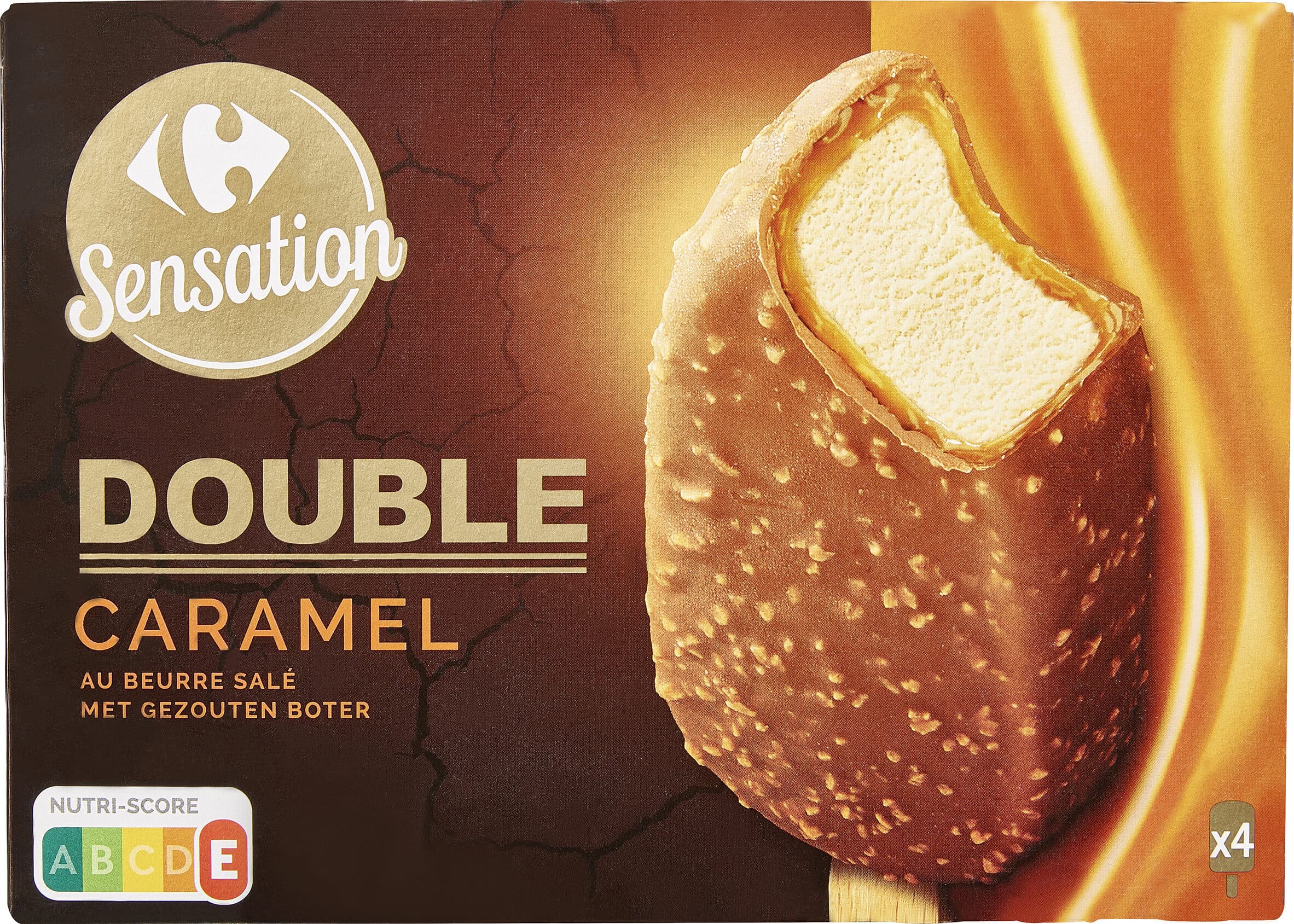 Carrefour Double Caramel Au beurre salé packshot