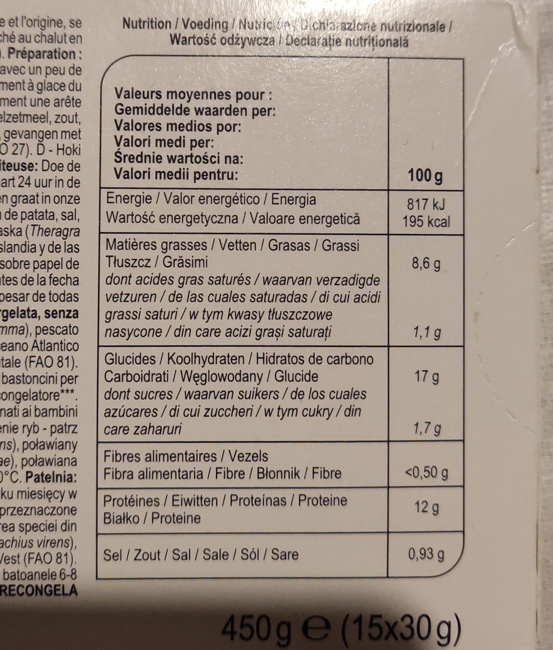 Carrefour Poisson pané packshot