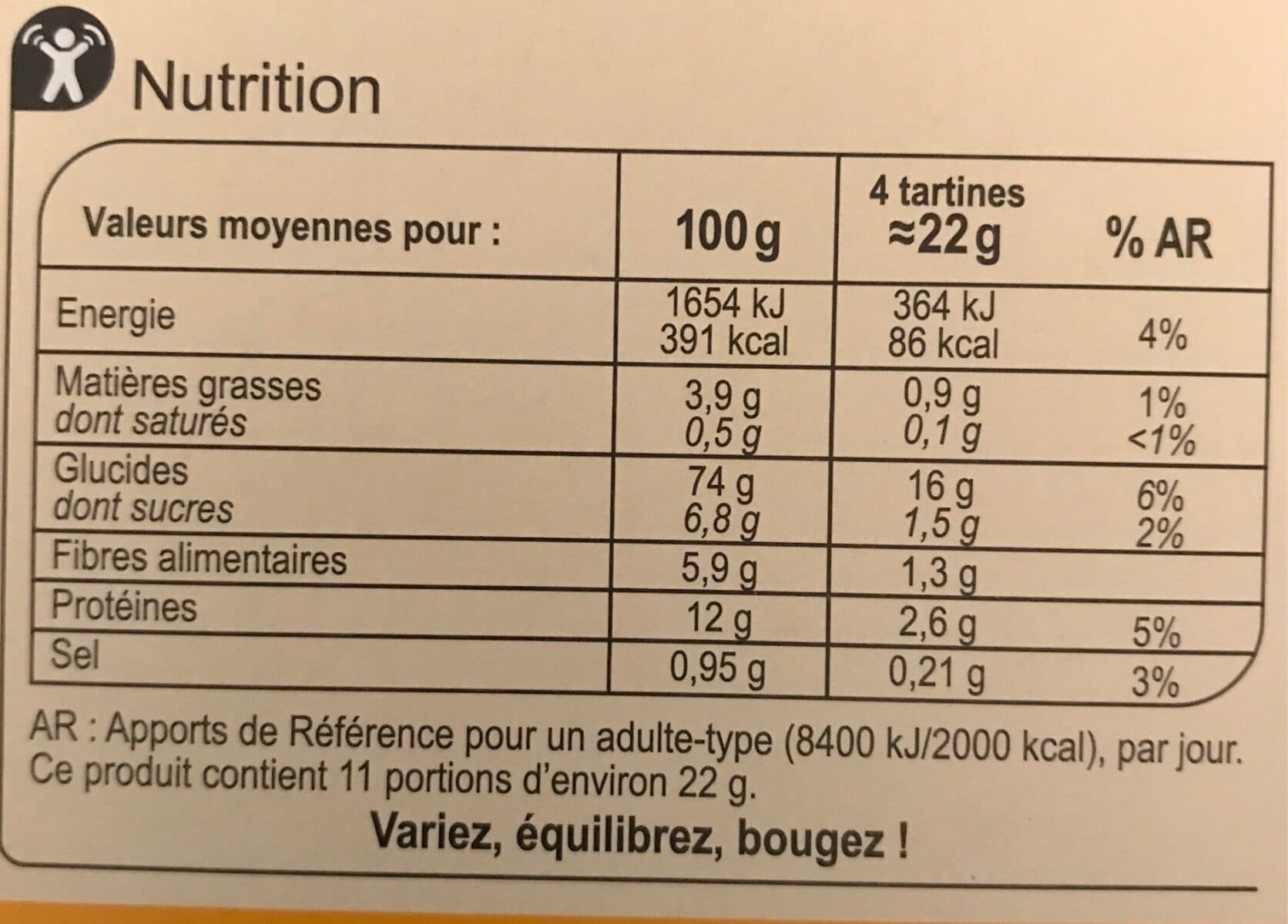 Carrefour Tartine craquante packshot