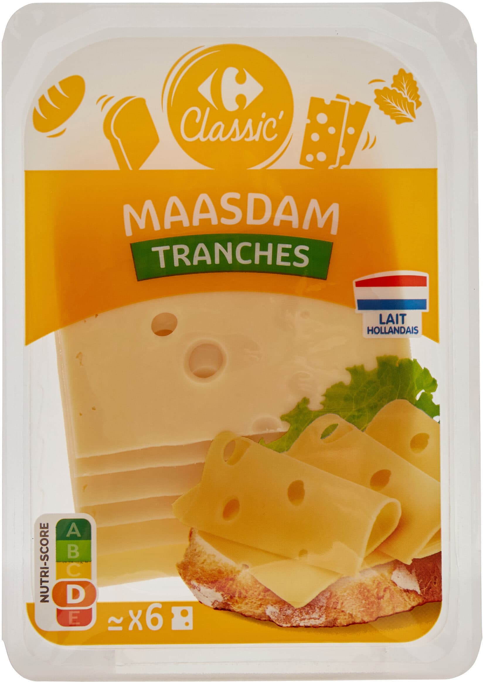Carrefour Maasdam Tranches packshot