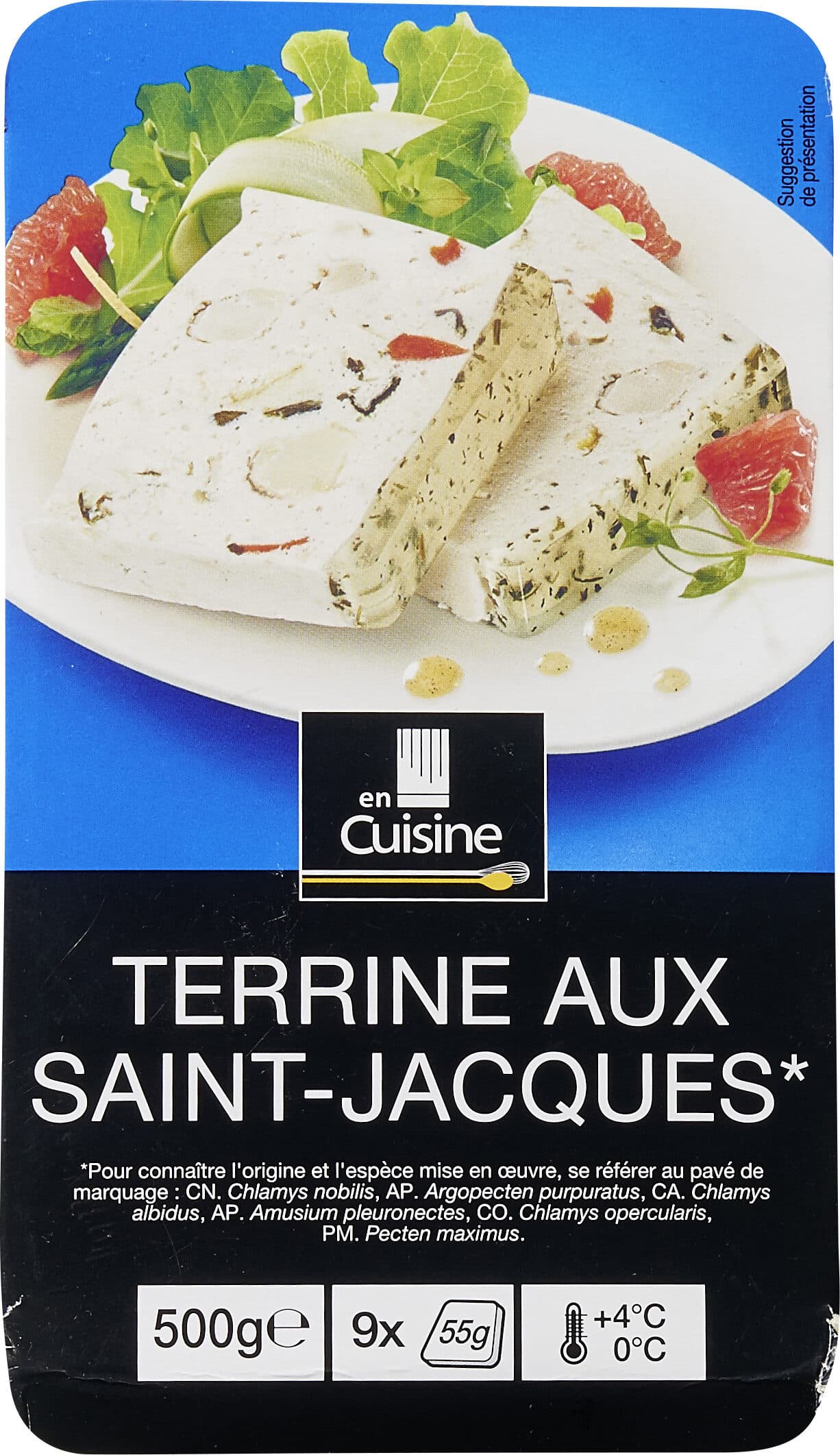 En Cuisine Terrine aux Saint-Jacques packshot