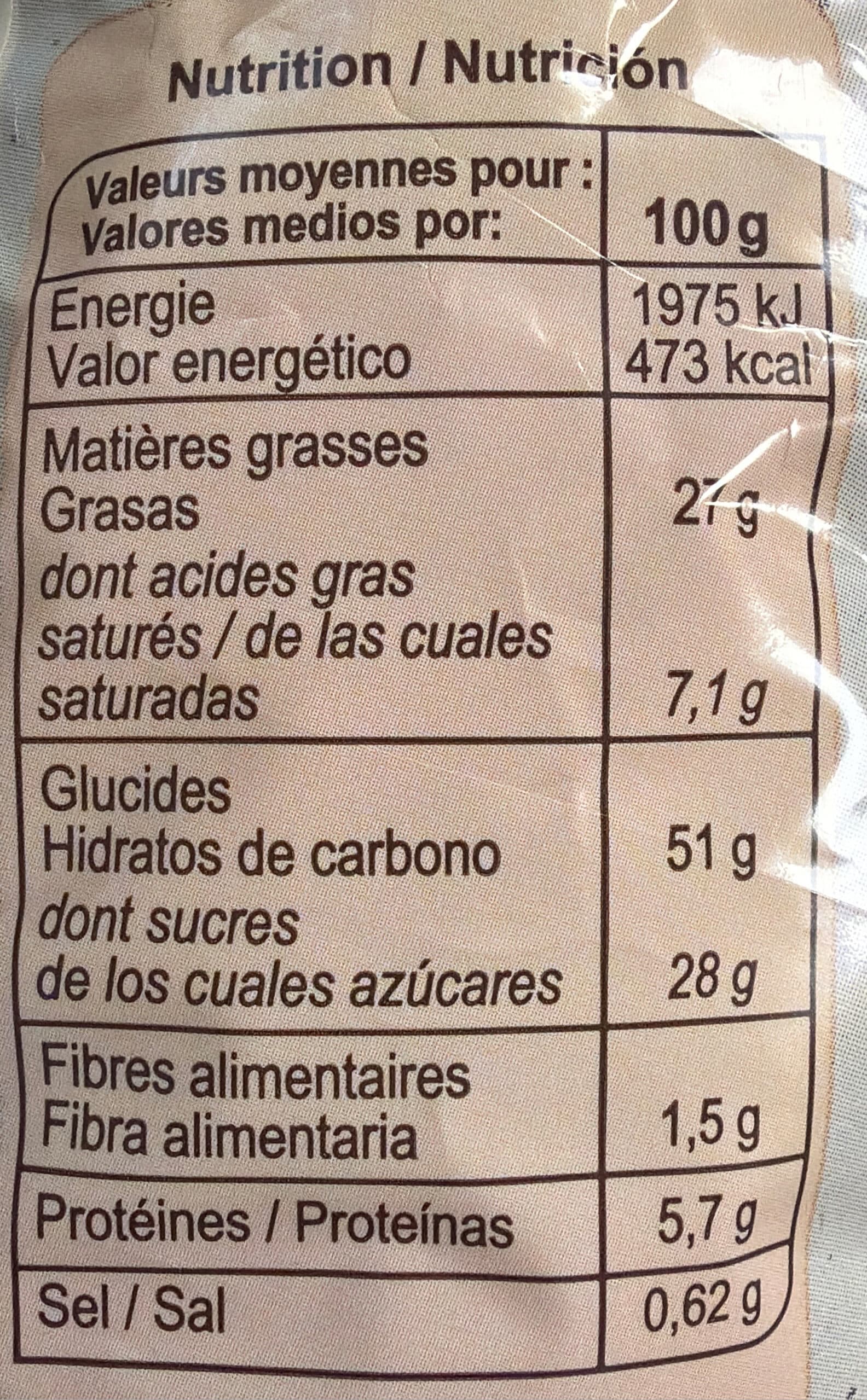 Carrefour Les Madeleines nappées de Chocolat au lait packshot