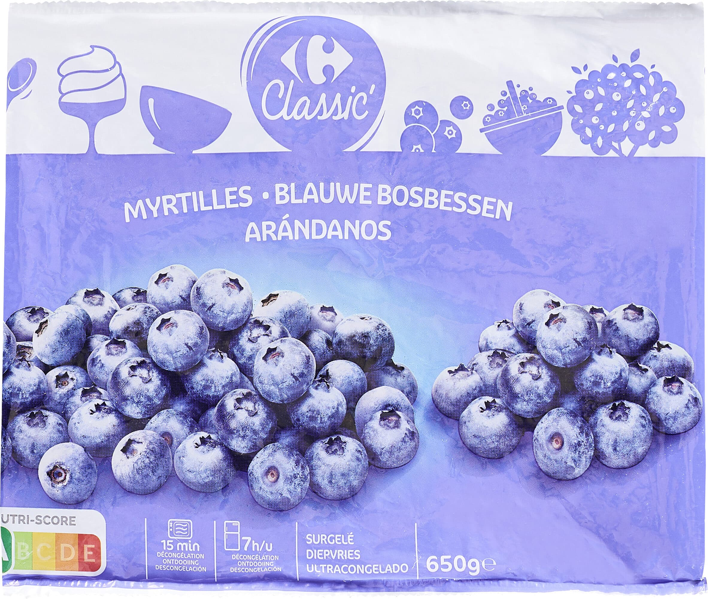Carrefour Arándanos packshot