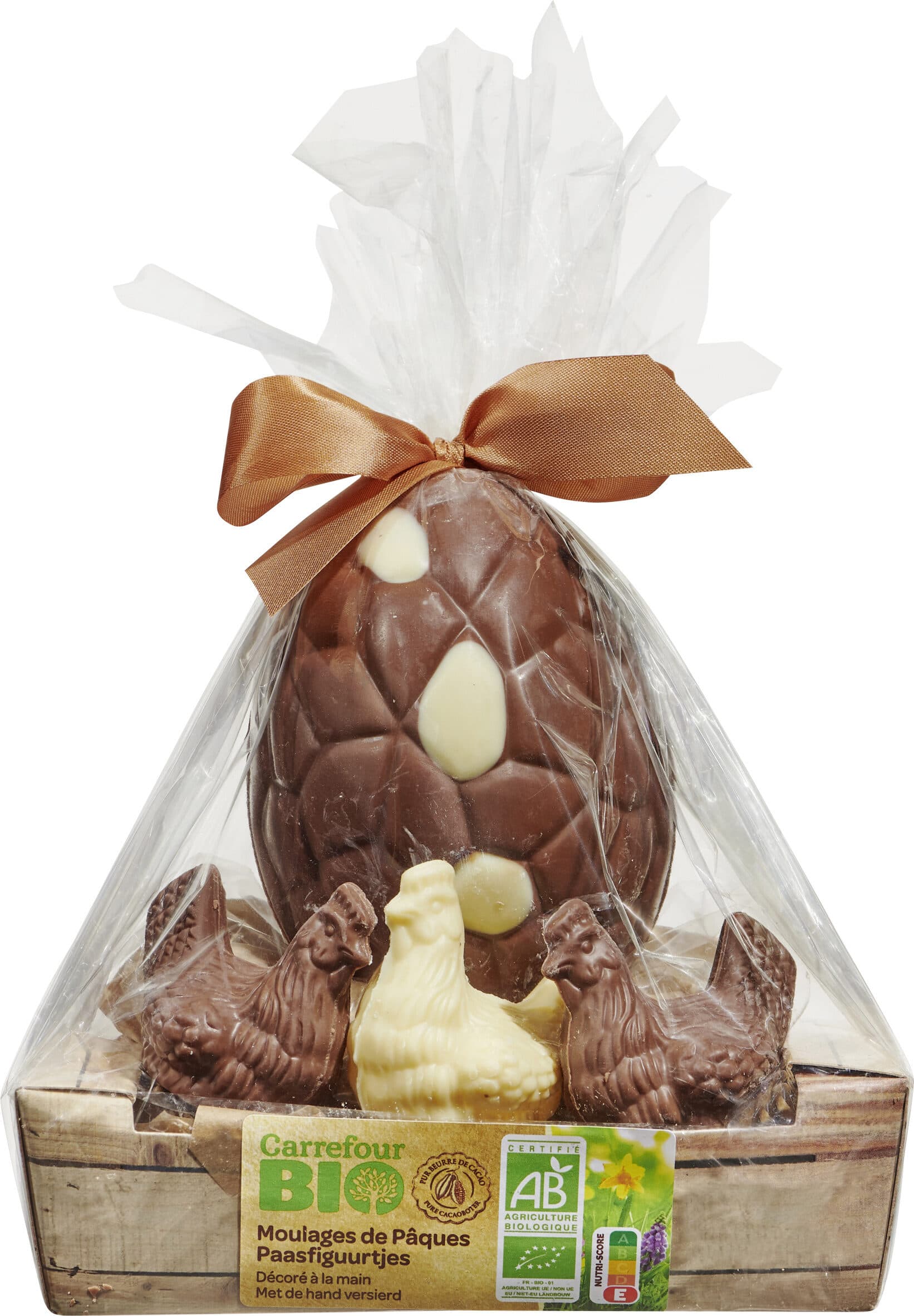 Carrefour BIO Chocolat moulages de Pâques Bio packshot