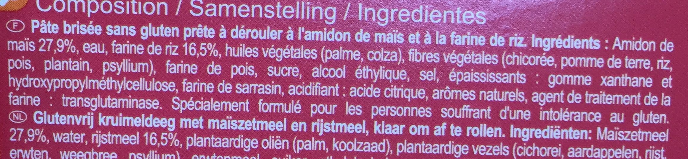 Carrefour Pâte brisée - No Gluten ! packshot