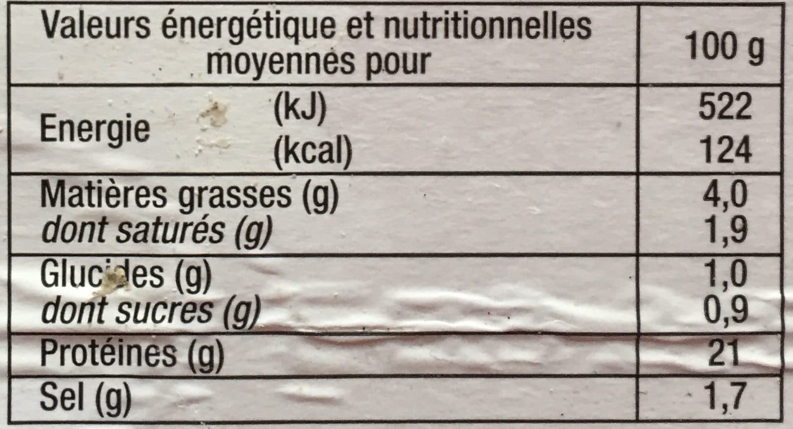 Carrefour Jambon cuit superieur au torchon packshot