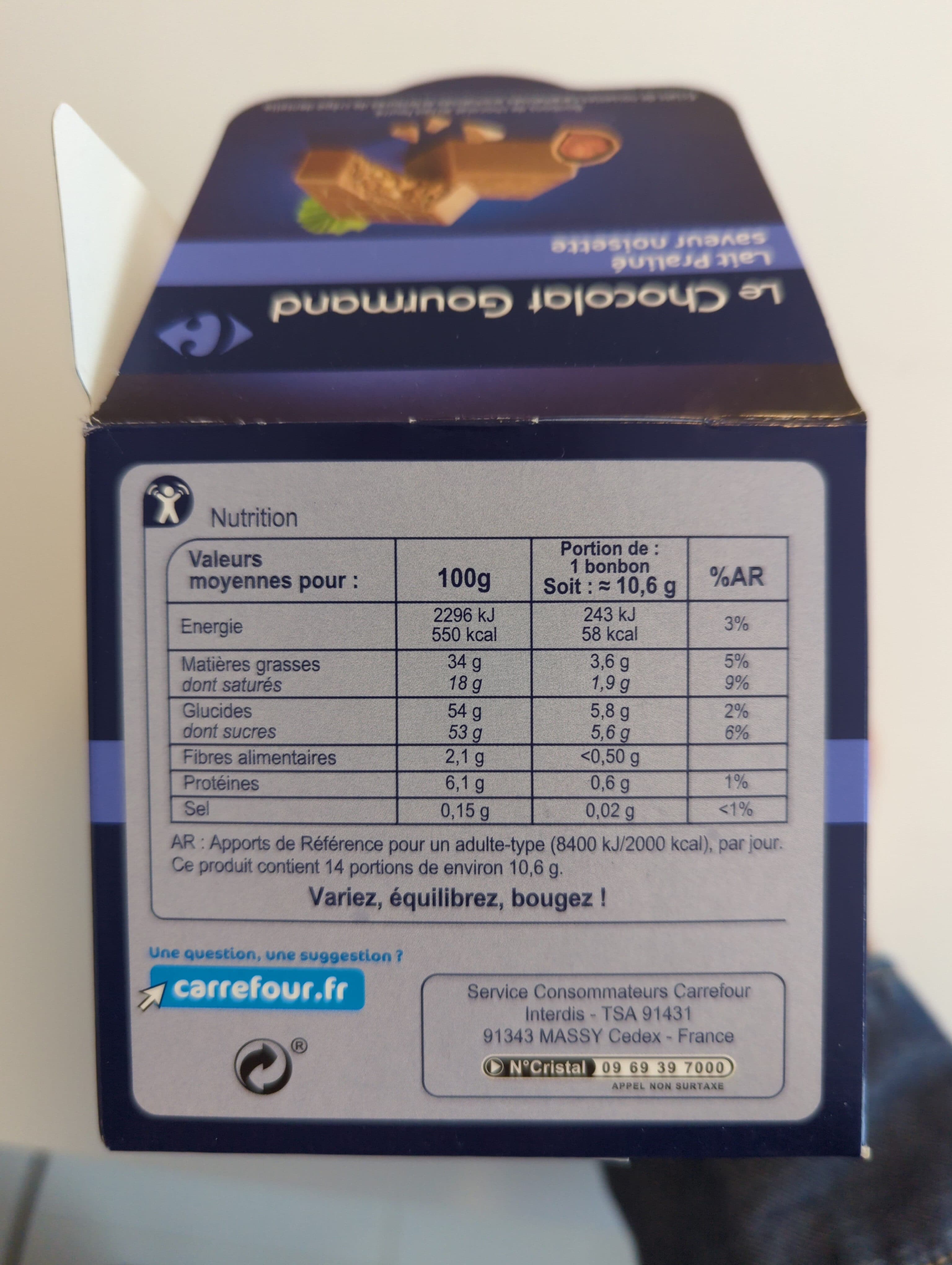 Carrefour Le chocolat gourmand packshot