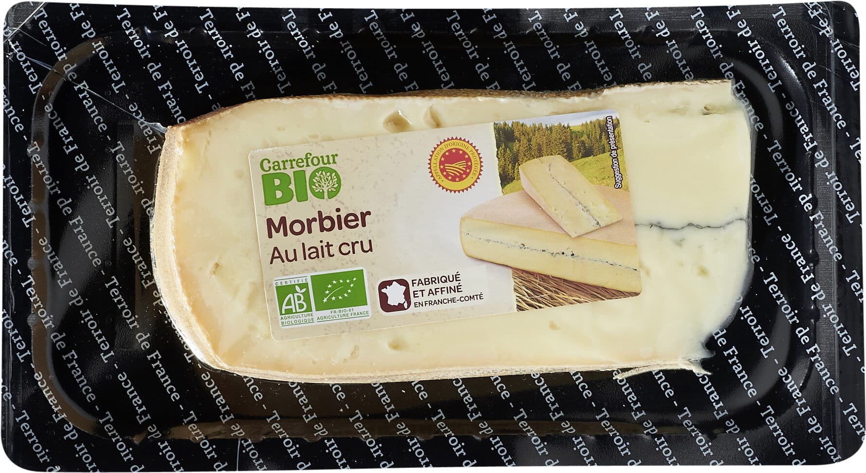 Carrefour BIO Morbier au lait cru packshot