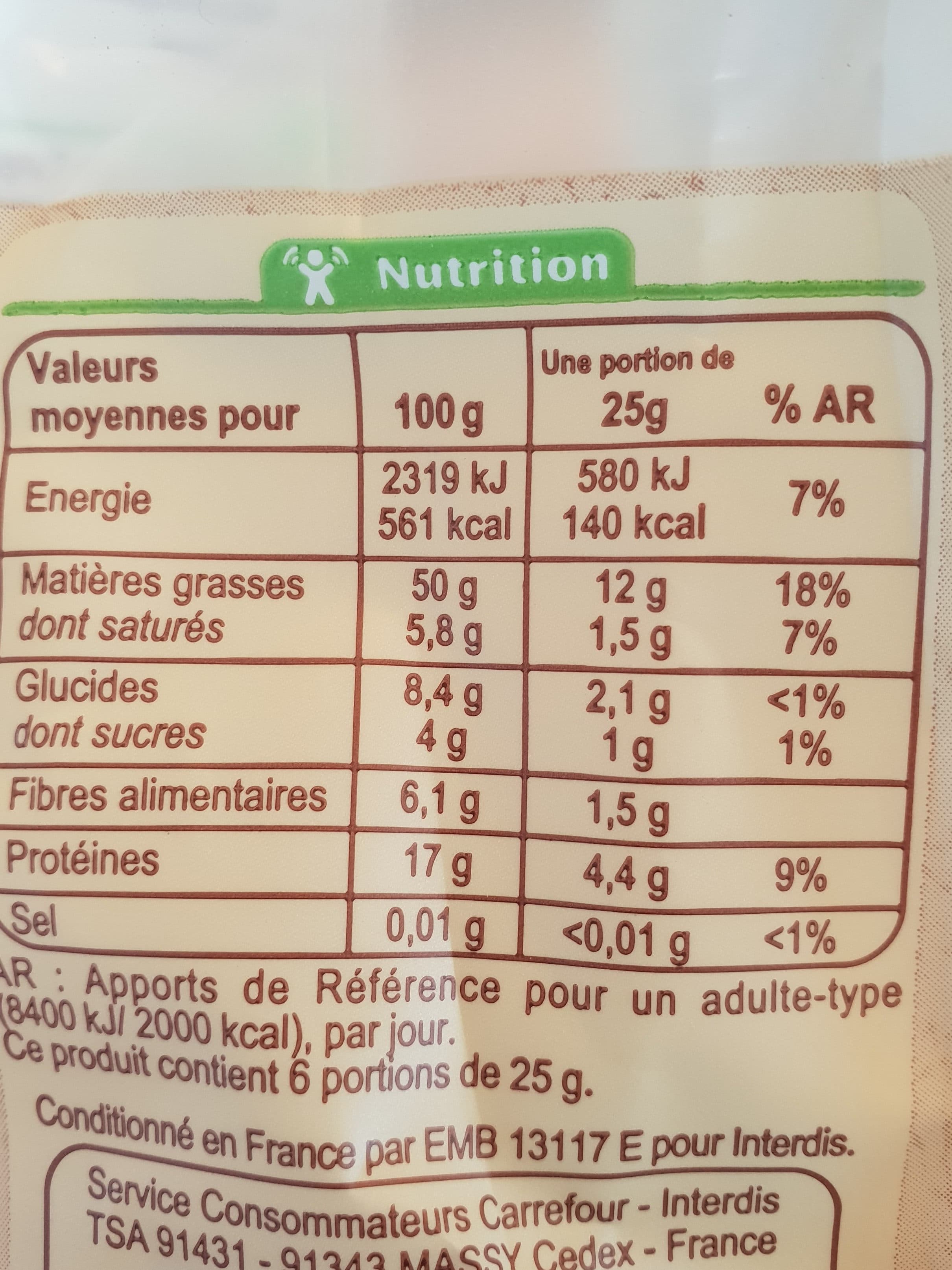 Carrefour BIO Mélange de graines packshot