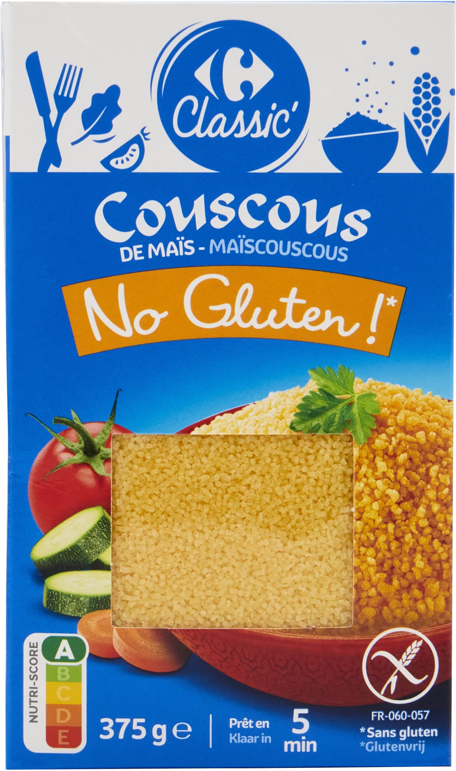 Carrefour Couscous de maïs packshot