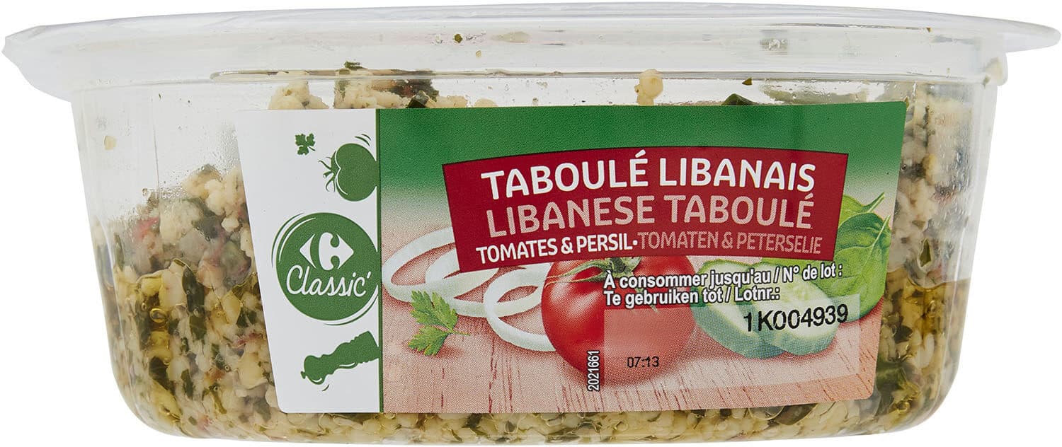 Carrefour Taboulé Libanais packshot
