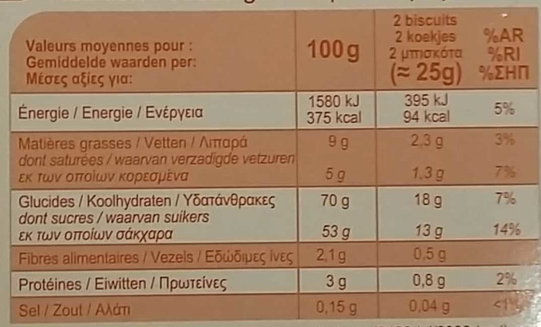 Carrefour Génoises orange packshot